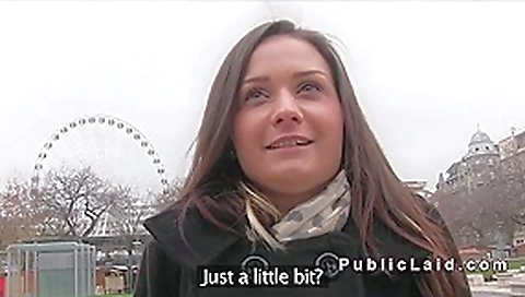 Hungarian amateur sucking in public pov