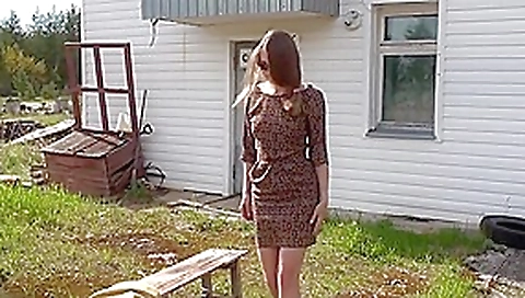 Undressing on the street.