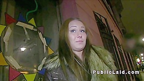 Beautiful Euro amateur fucked in public rest room