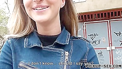 Blonde Czech girl Melanie payed for sex by stranger dude Blonde Czech girl Melanie payed for sex by stranger dude