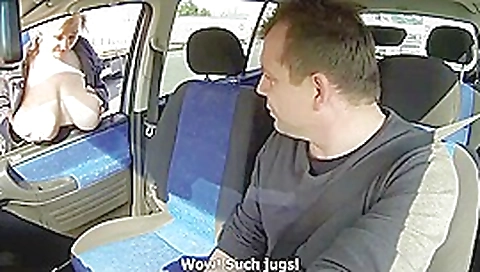 Getting my mature pussy fucked in the car