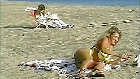 Incredible pornstar Racquel Darrian in best public, vintage adult clip