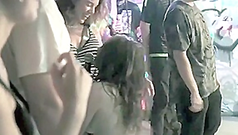 Sexy rock singer nude on stage club concert Sexy rock singer nude on stage club concert