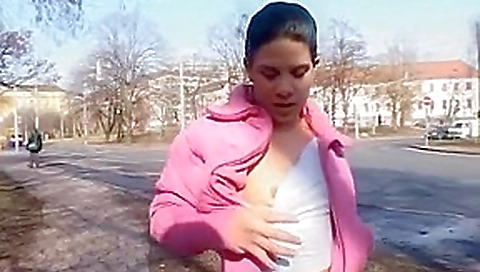 Fabulous flashing video with public scenes 3