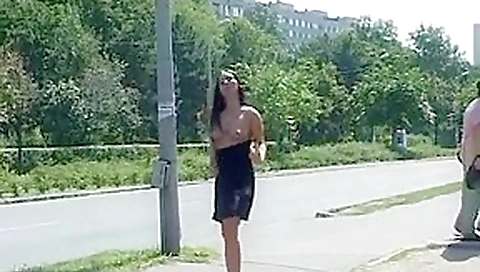 Crazy flashing movie with public scenes 3