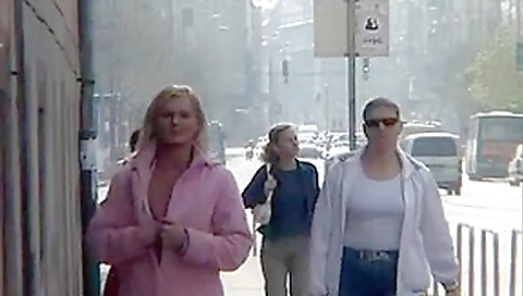 Fabulous flashing video with public scenes 2