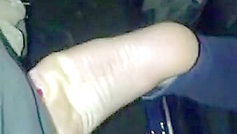 college girl first footjob in car