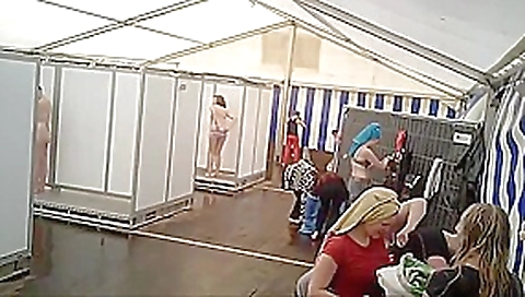 Beach changing room Beach changing room