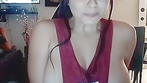 Flashing while cousin is there