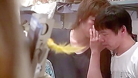 Exotic Japanese model Chika Arimura in Hottest Couple, Public JAV clip