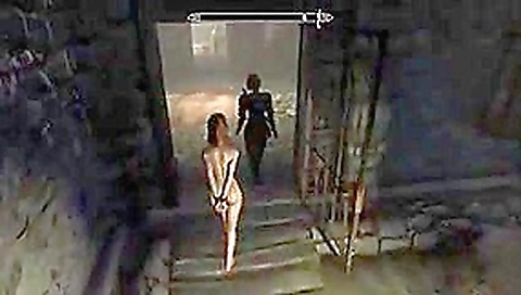 Perils of escaped Skyrim slavegirl 08