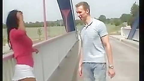 Hot teen 18+ Couple fucking in public