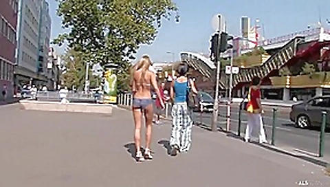 Blue Angel - Public Nude Paint 2