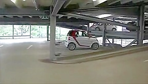 Blonde German Girl mastrubate and Fuck in Parking Garage