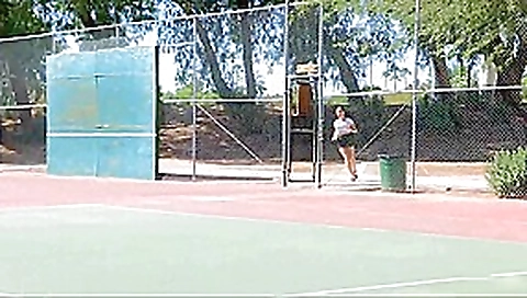 Jenna 01 - tennis strip and insertion