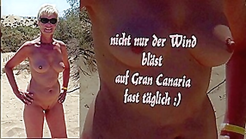 Blasen in Maspalomas