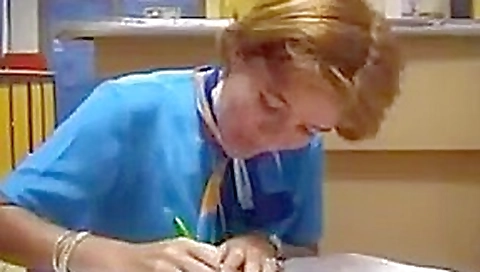 Strip show of french air hostess 2