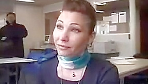 French air hostess stripping off for real for pilots 1 French air hostess stripping off for real for pilots 1