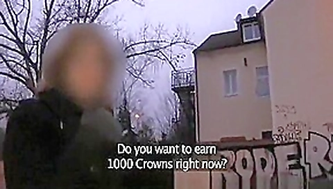 PublicAgent She demands that I fuck her with my famous big cock