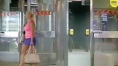 PublicAgent Russian blonde is fucked hard outside in public