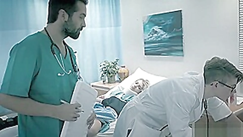 Donnie Rock Plows Patient Arya Faes Twat Balls Deep