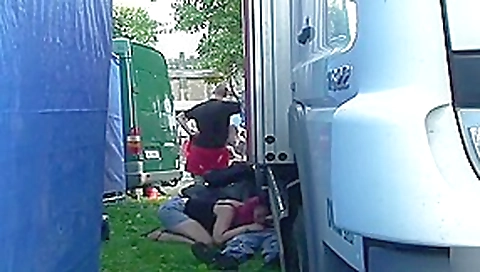 Down-time at a local music festival