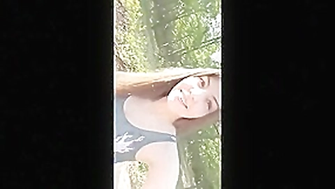 Beautiful Caught Masturbating in Public Park REAL