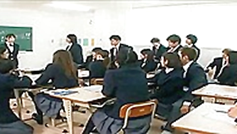 japanese strip in classroom