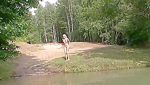 Damn! Couple Having Fun on PVC Boat! Cum Swallowing Scene!