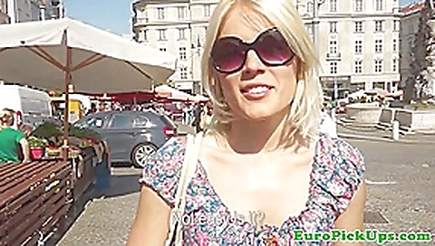 Outdoor euro jerking in public after pickedup Outdoor euro jerking in public after pickedup