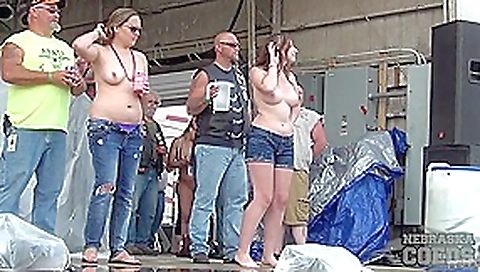 Abate Of Iowa 2015 Thursday Finalist Hot Chick Stripping Contest At The Freedom Rally - NebraskaCoeds