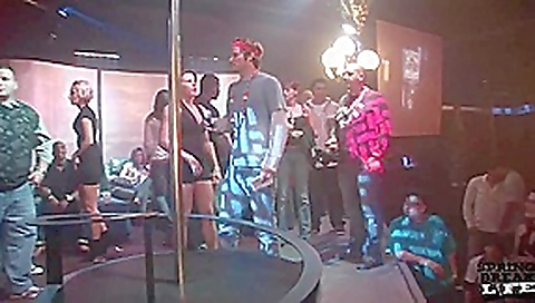 Stripper Pole Contest in Ybor City Night Club - SpringbreakLife Stripper Pole Contest in Ybor City Night Club - SpringbreakLife