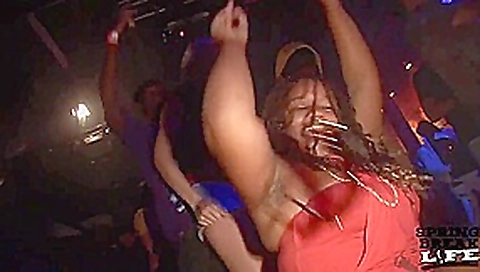 Club Action with Booty Shake and Flashing - SpringbreakLife Club Action with Booty Shake and Flashing - SpringbreakLife