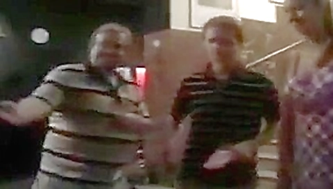 Sexy stunner in the cinema