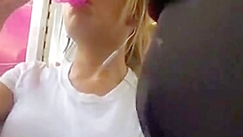 Bulge Flash Curious college girl 2