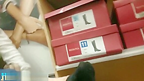 Cahleah's sexy feet and sniffing in public