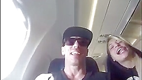 Airplane handjob blowjob Airplane handjob blowjob
