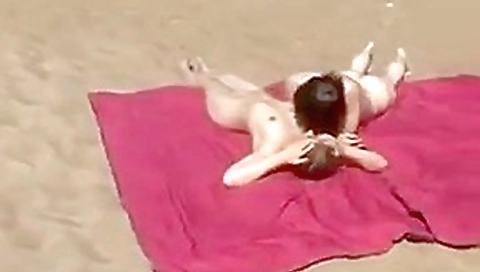 Shameless beach sex