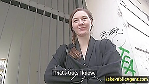 Pulled euro babe blows cock for cash Pulled euro babe blows cock for cash