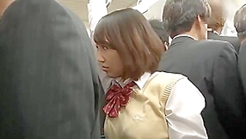 Shy and Innocent immediately in the train without notic