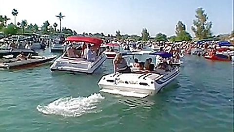 Five Summer Amateurs Taking Off Tops