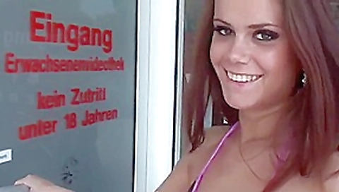 Dildo fun in the shop