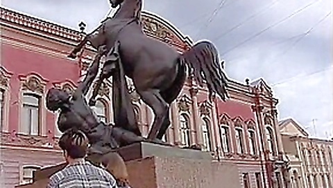 Double cumshot and anal in public. Russia ST. Petersburg