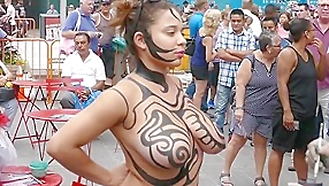 Big Boob bodypainting 001