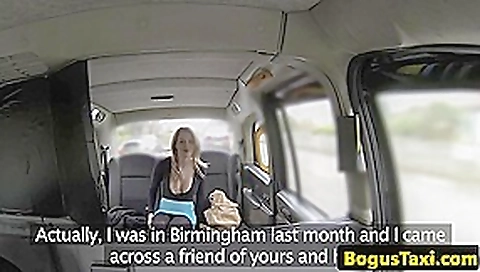 Amateur taxi brit bumfucked in the back