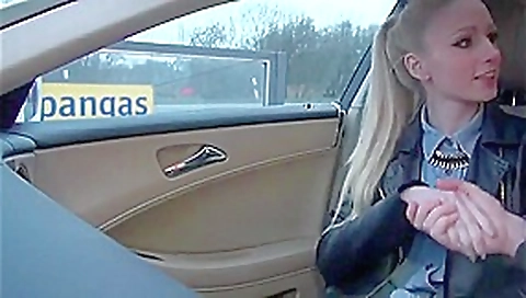 Some anal in the car