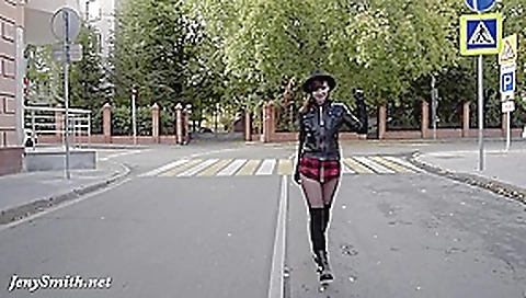 Jeny Smith pantyhose fire walking Jeny Smith pantyhose fire walking