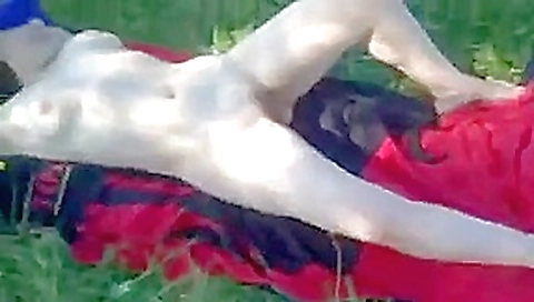 Nude wife tied to tree gets fucked