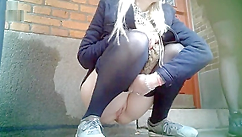 Pee everywhere ! on house and parking ! public