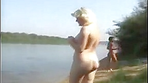 Nudist sex at the lake